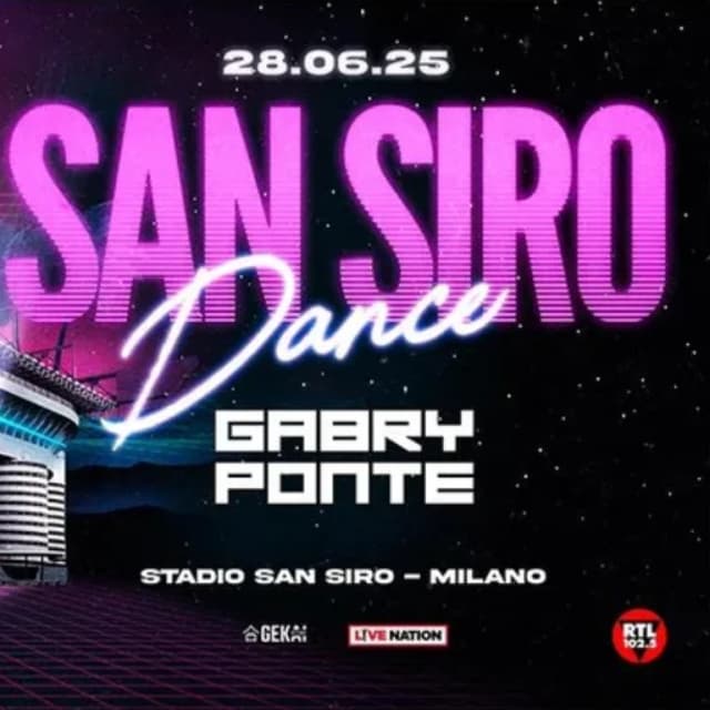 Gabry Ponte’s Upcoming Concert at San Siro!