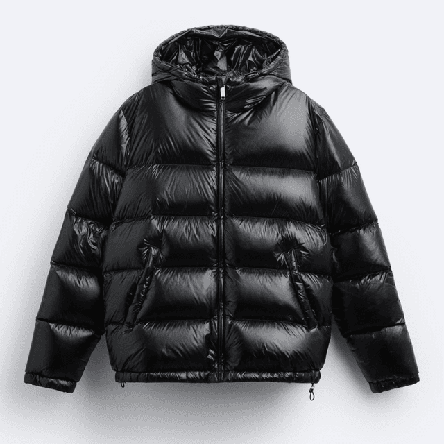 FEATHER DOWN PUFFER JACKET