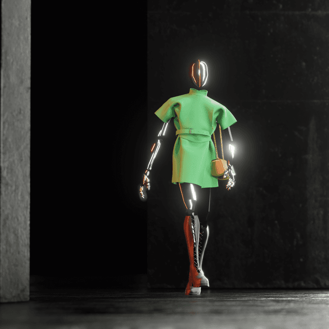 Oblique Sleeveless Down Jacket