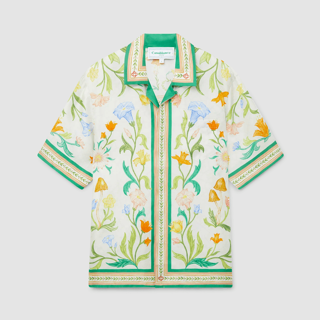 L'Arche Fleurie Silk Shirt
