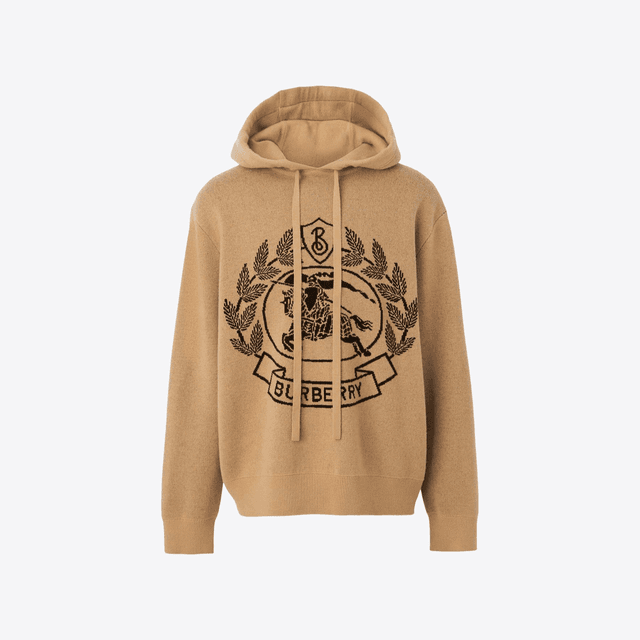 EKD Wool Jacquard Oversized Hoodie