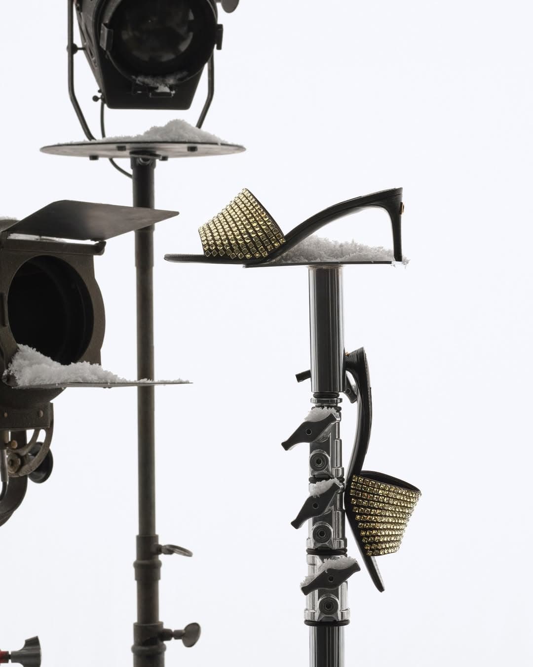 Long crystal mesh dress