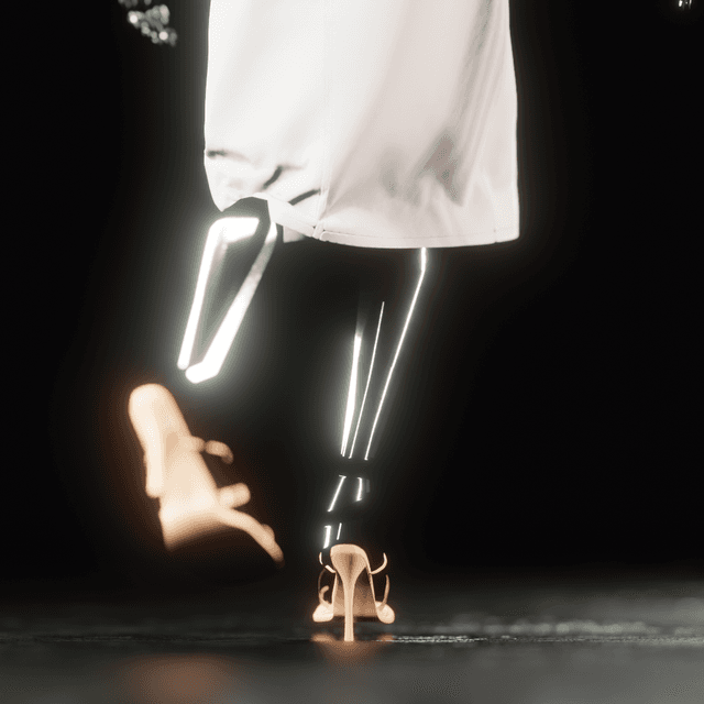 PATENT-FINISH HIGH-HEEL SANDALS NFT