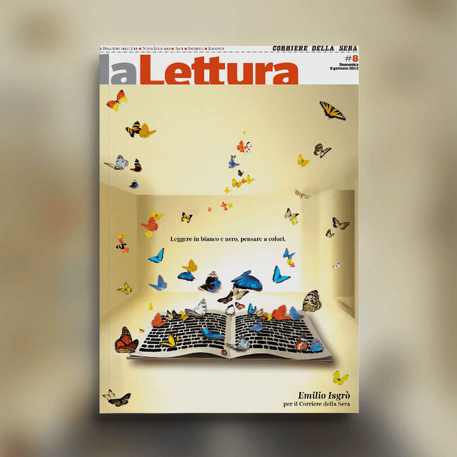 #8 Le farfalle sapienti by Emilio Isgrò